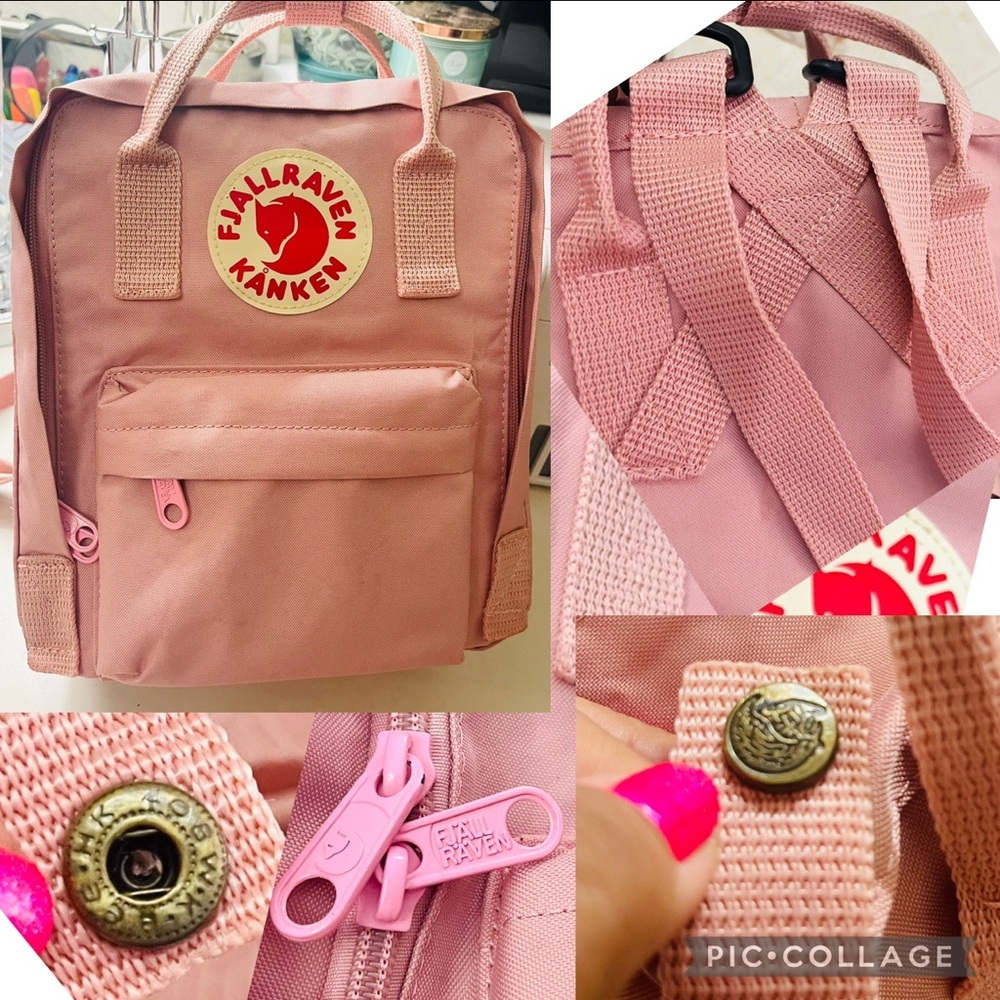 Fjallraven Kånken Pink mini tote Bag